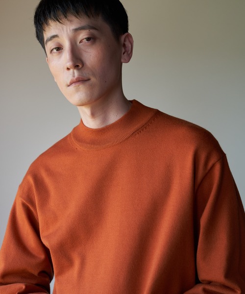 URBAN RESEARCH DOORS(アーバンリサーチドアーズ)の「『UR TECH』200日ニット モックネック(ニット/セーター・メンズ・ブラック/ベージュ/オレンジ・LARGE/X-LARGE/MEDIUM)」の14枚目の写真