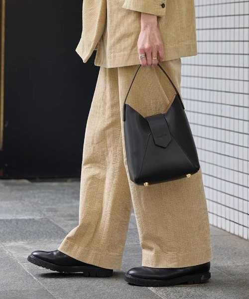 HASHIBAMI(ハシバミ)の「HASHIBAMI/ハシバミ/フェズ ワンハンドルバッグ(ハンドバッグ・レディース・ブラック/アイボリー・F)」の13枚目の写真