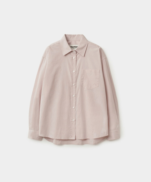 HAVE HAD(ハブヘッド)の「エッセンシャルファインシャツ(ライトピンク)(シャツ/ブラウス・レディース・その他・SMALL/MEDIUM)」の1枚目の写真