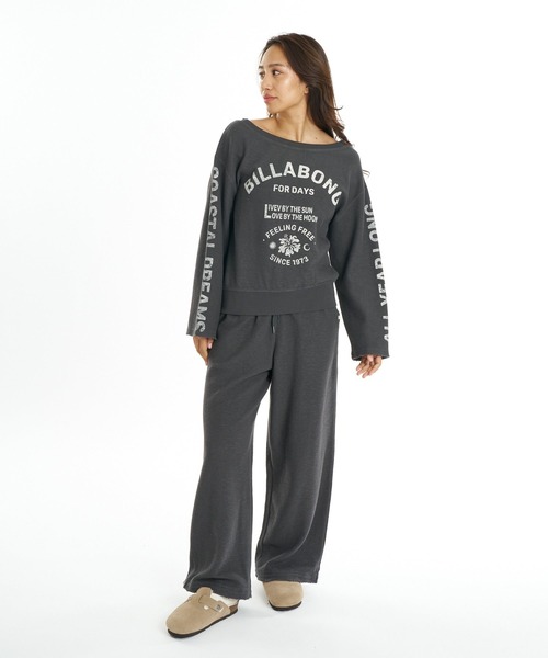 BILLABONG(ビラボン)の「BILLABONG ウィメンズ W FACE WIDE LONG PANTS ロングパンツ 【2026年秋冬モデル】/ビラボンワイドパンツ(セットアップ対応可)(その他パンツ・レディース・オフホワイト/ホワイト・MEDIUM/LARGE)」の4枚目の写真