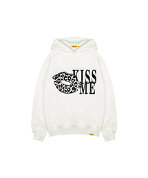 アニマル KISSME フードスウェットシャツ ABH367-167 アイボリー