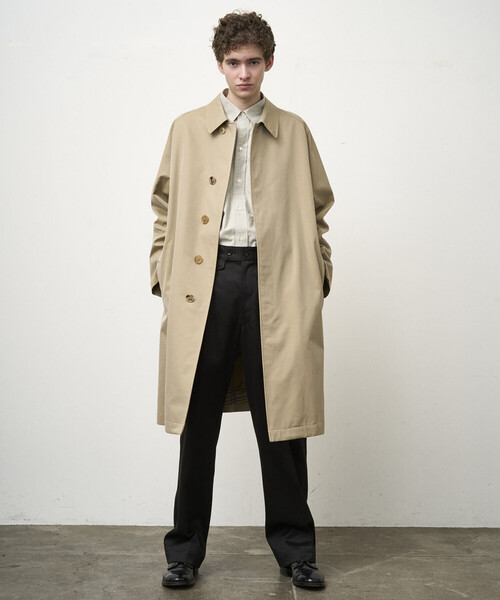 ANATOMICA(アナトミカ)の「ANATOMICA | SINGLE RAGLAN 1 MEN(ステンカラーコート・メンズ・ベージュ・50/48/52)」の20枚目の写真