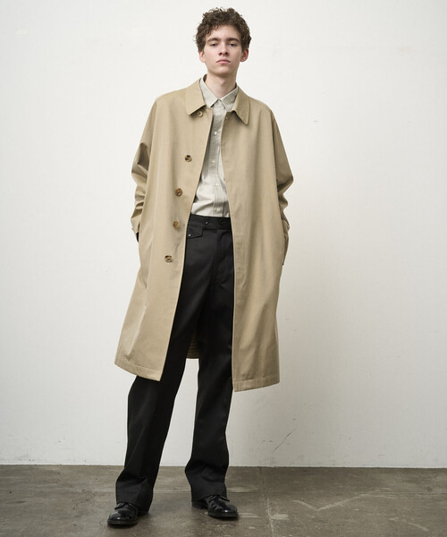 ANATOMICA(アナトミカ)の「ANATOMICA | SINGLE RAGLAN 1 MEN(ステンカラーコート・メンズ・ベージュ・50/48/52)」の21枚目の写真