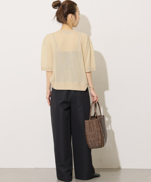 JOURNAL STANDARD relume(ジャーナルスタンダード レリューム)の「《追加5》2タックワイドパンツ(チノパンツ・レディース・ベージュ/ブラック/カーキ・36/38)」の7枚目の写真