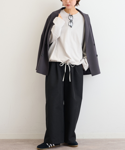 JOURNAL STANDARD relume(ジャーナルスタンダード レリューム)の「《追加5》2タックワイドパンツ(チノパンツ・レディース・ベージュ/ブラック/カーキ・36/38)」の11枚目の写真