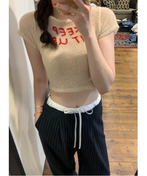 Bifrost(ビフレスト)の「レースアップストライプパンツ(その他パンツ・レディース・ネイビー/グレー・FREE)」の12枚目の写真