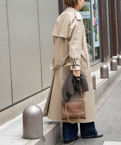 Deuxieme Classe(ドゥーズィエムクラス)の「Basic トレンチコート(トレンチコート・レディース・ベージュ・38/36)」の10枚目の写真