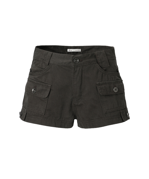 MIRECO(ミレコ)の「MULTI POCKET CARGO SHORTS DEEP BROWN(その他パンツ・レディース・その他・1(S)/2(M))」の4枚目の写真