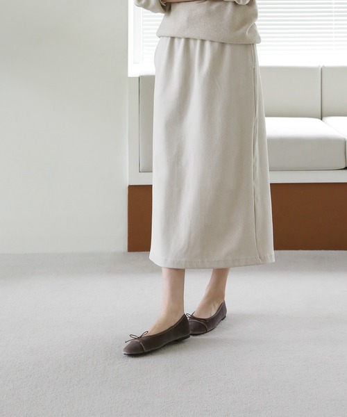 SAPPUN(サプン)の「Doroa(ドロア)リボンベルベットフラットパンプス(220-65101)SAPPUN(サプン)(パンプス・レディース・ブラック/ピンク/ブラウン・24.5/24/23.5/23/22.5)」の8枚目の写真