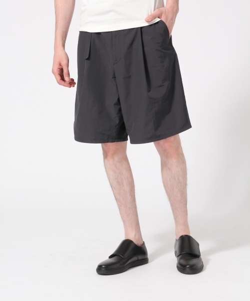 HARE(ハレ)の「ベルトワイドショーツ(HARE)(その他パンツ・メンズ・ベージュ/ネイビー/オフホワイト・SMALL/MEDIUM)」の3枚目の写真