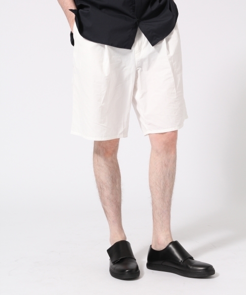 HARE(ハレ)の「ベルトワイドショーツ(HARE)(その他パンツ・メンズ・ベージュ/ネイビー/オフホワイト・SMALL/MEDIUM)」の2枚目の写真