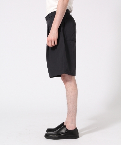 HARE(ハレ)の「ベルトワイドショーツ(HARE)(その他パンツ・メンズ・ベージュ/ネイビー/オフホワイト・SMALL/MEDIUM)」の6枚目の写真