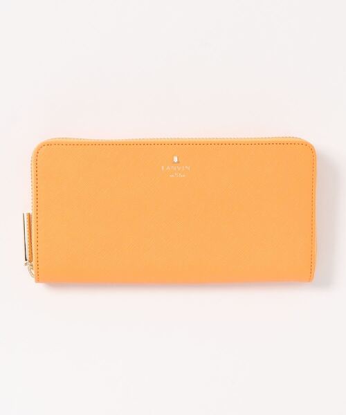 LANVIN en Bleu（ランバンオンブルー）の「リュクサンブールカラー ラウンドファスナー長財布（財布・レディース・ライトブルー/グリーン系その他/レッド系その他/ホワイト/オレンジ/ライトグレー/グレー/グリーン/ブラウン/マスタード・FREE）」の10枚目の写真