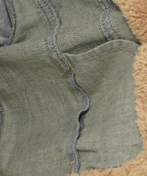 rosebullet（ローズブリット）の「１１ｏｚデニムＸボア（デニムジャケット・レディース・ネイビー系・1/2）」の6枚目の写真