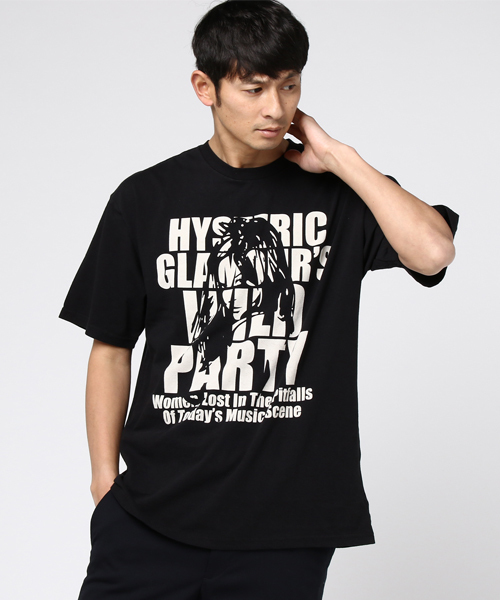 HYSTERIC GLAMOUR WILD PARTY Tシャツ HYSTERIC GLAMOUR（ヒステリックグラマー）の「WILD PARTY