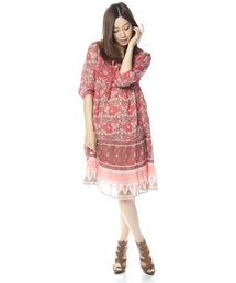 Another Edition | AE FLW BORD エスニックOP(ワンピース)