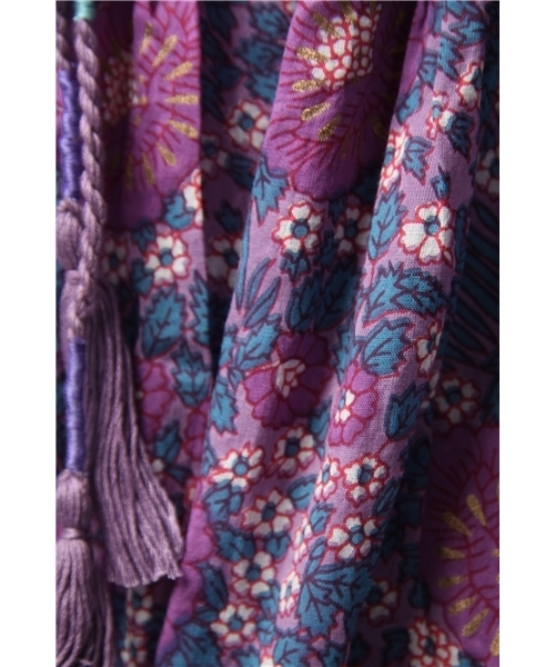 Another Edition（アナザーエディション）の「AE FLW BORD エスニックOP（ワンピース・レディース・ライラック/ピンク/コバルトブルー・フリー）」の10枚目の写真