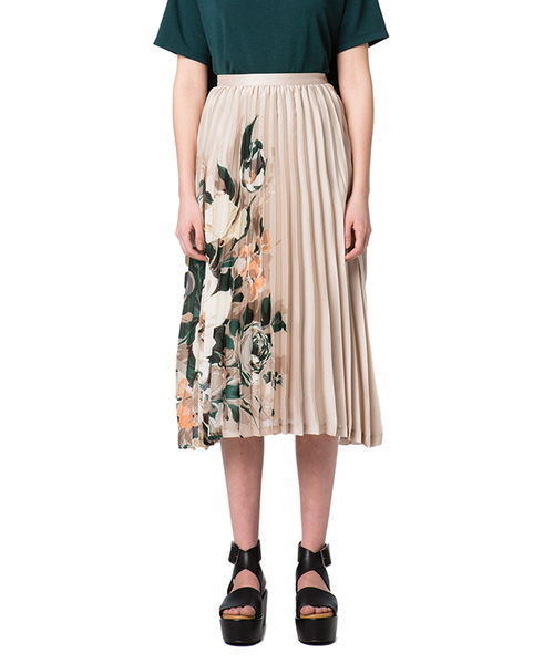 CLANE（クラネ）の「PAINTING FLOWER PLEATS SKIRT（スカート・レディース・アイボリー/ブラック・0/1/2）」の13枚目の写真