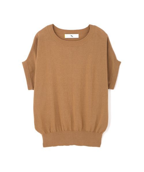 N.（N. Natural Beauty Basic）（エヌエヌナチュラルビューティーベーシック）の「ハイツイストコットンモダールニット（ニット/セーター・レディース・ブルー/ピンク/ホワイト/ベージュ/ネイビー・MEDIUM）」の7枚目の写真