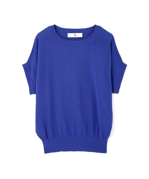 N.（N. Natural Beauty Basic）（エヌエヌナチュラルビューティーベーシック）の「ハイツイストコットンモダールニット（ニット/セーター・レディース・ブルー/ピンク/ホワイト/ベージュ/ネイビー・MEDIUM）」の9枚目の写真