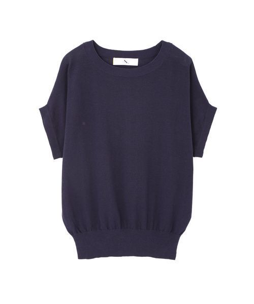 N.（N. Natural Beauty Basic）（エヌエヌナチュラルビューティーベーシック）の「ハイツイストコットンモダールニット（ニット/セーター・レディース・ブルー/ピンク/ホワイト/ベージュ/ネイビー・MEDIUM）」の10枚目の写真