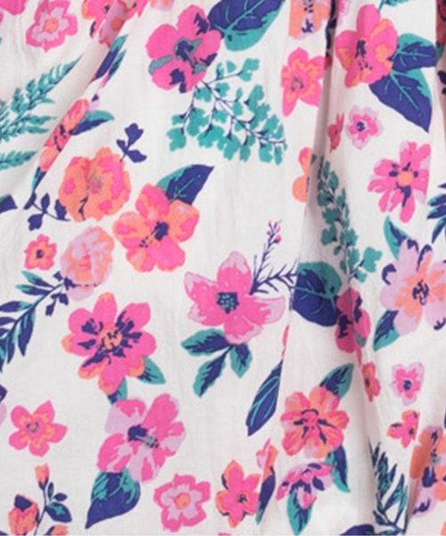 BREEZE(ブリーズ)の「花柄ワンピース(ワンピース・キッズ・ピンク/サックスブルー・95/80/90/100/120/110/140/130)」の3枚目の写真