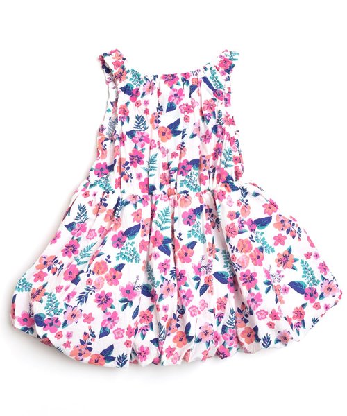 BREEZE(ブリーズ)の「花柄ワンピース(ワンピース・キッズ・ピンク/サックスブルー・95/80/90/100/120/110/140/130)」の5枚目の写真