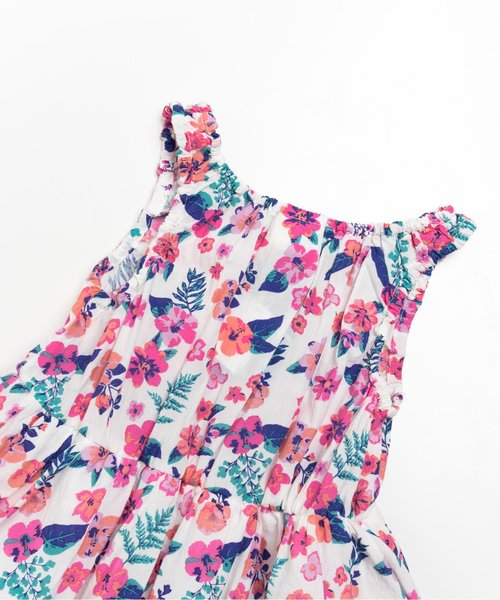 BREEZE(ブリーズ)の「花柄ワンピース(ワンピース・キッズ・ピンク/サックスブルー・95/80/90/100/120/110/140/130)」の8枚目の写真
