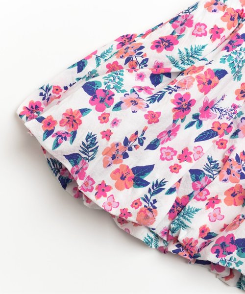 BREEZE(ブリーズ)の「花柄ワンピース(ワンピース・キッズ・ピンク/サックスブルー・95/80/90/100/120/110/140/130)」の10枚目の写真