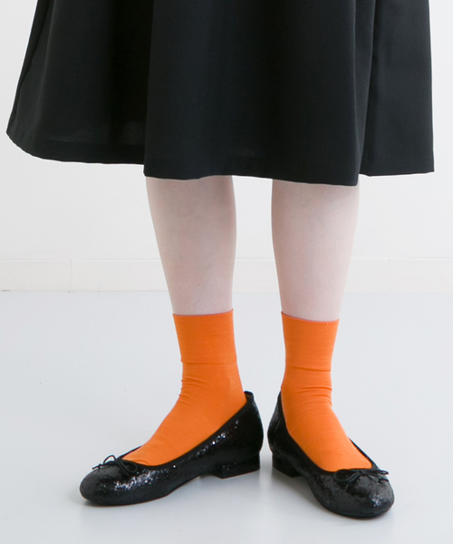 MERLOT(メルロー)の「グリッターラメバレエシューズ000-4489S(バレエシューズ・レディース・ブラック/レッド/ゴールド/マルチ・LL/M/S/L)」の8枚目の写真