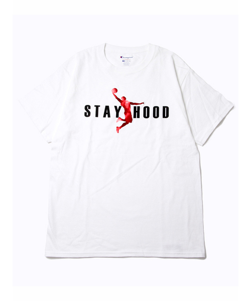 Luv maison（ラブメゾン）の「JUMP HOOD Tシャツ（Tシャツ/カットソー・メンズ・ブラック/ホワイト・L/M）」の4枚目の写真