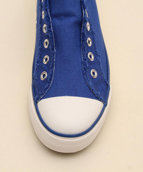 coen（コーエン）の「【ＦＷ新色登場・人気復刻カラーも】キャンバススリッポン（スニーカー）（スリッポン・レディース・ピンク/ネイビー/ブルー/ベージュ/ホワイト/ライトブルー/ロイヤルブルー/その他1・LARGE/MEDIUM/X-LARGE/SMALL/X-SMALL）」の19枚目の写真
