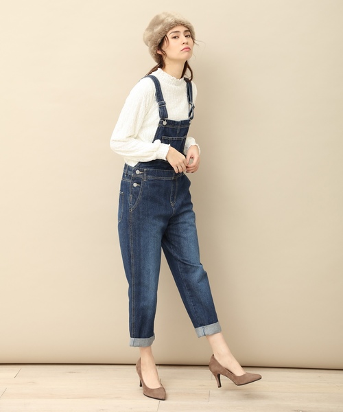 Honeys（ハニーズ）の「総レースハイネックプルオーバー（Tシャツ/カットソー・レディース・ブラック/サックスブルー/アイボリー/ラベンダー・L/M/S）」の16枚目の写真