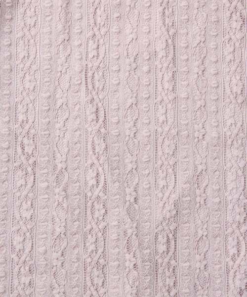 Honeys（ハニーズ）の「総レースハイネックプルオーバー（Tシャツ/カットソー・レディース・ブラック/サックスブルー/アイボリー/ラベンダー・L/M/S）」の19枚目の写真