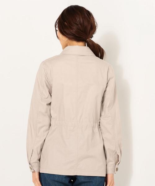 Jewel Changes（ジュエルチェンジズ）の「【WEB限定】JC コットン/麻 4ポケットジャケット / サファリジャケット（ミリタリージャケット・レディース・ベージュ/ナチュラル・ﾌﾘ-）」の15枚目の写真
