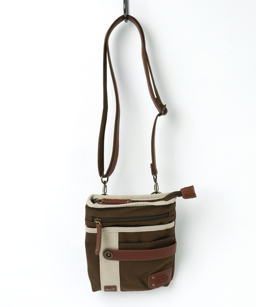 キャンバス×レザー ハンドバッグ オフィス ショルダーBAG セール】DEVICE クロスロード キャンバス 2WAY シザーバッグ
