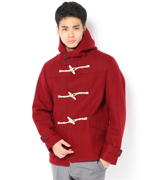 UNION STATION(ユニオンステーション)の「ショートダッフルブルゾン(ダッフルコート・メンズ・ブラック/グレー/ブルー/ネイビー/キャメル/レッド・MEDIUM/LARGE/LL)」の6枚目の写真