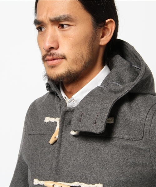 UNION STATION(ユニオンステーション)の「ショートダッフルブルゾン(ダッフルコート・メンズ・ブラック/グレー/ブルー/ネイビー/キャメル/レッド・MEDIUM/LARGE/LL)」の12枚目の写真