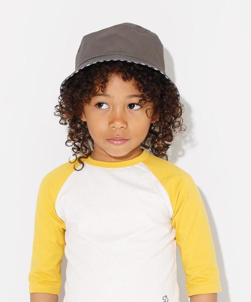 D.fesense（ディーフェセンス）の「【D.fesense /ディーフェセンス】リバーシブルハット（ハット・キッズ・オフホワイト/ネイビー/チャコール・48cm/52cm/50cm）」の2枚目の写真