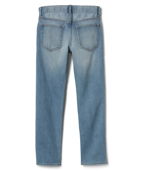 GAP（ギャップ）の「Gap スリムフィットジーンズ（インディストラクティブル）（デニムパンツ・キッズ・ライトインディゴブルー・160cm/130cm/150cm/155cm/140cm/170cm/120cm）」の3枚目の写真