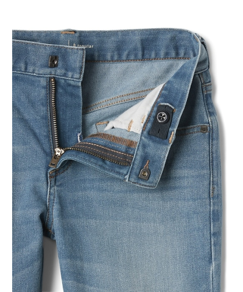 GAP（ギャップ）の「Gap スリムフィットジーンズ（インディストラクティブル）（デニムパンツ・キッズ・ライトインディゴブルー・160cm/130cm/150cm/155cm/140cm/170cm/120cm）」の4枚目の写真