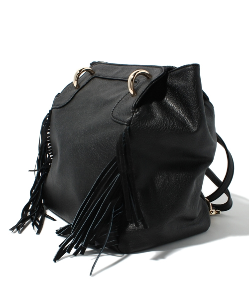 Chico（チコ）の「2WAYフリンジバック（ショルダーバッグ・レディース・アイボリー/グレイッシュベージュ/ブラック・FREE）」の9枚目の写真