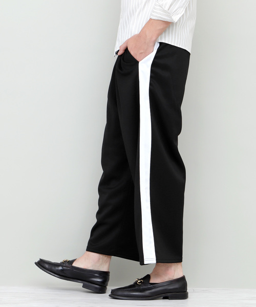 EMMA CLOTHES（エマクローズ）の「サイドライントラックパンツ (スキニー/テーパード/ワイド)（その他パンツ・メンズ・ブラック系その他/ブラック系その他2/ブラック系その他3・M/L）」の19枚目の写真