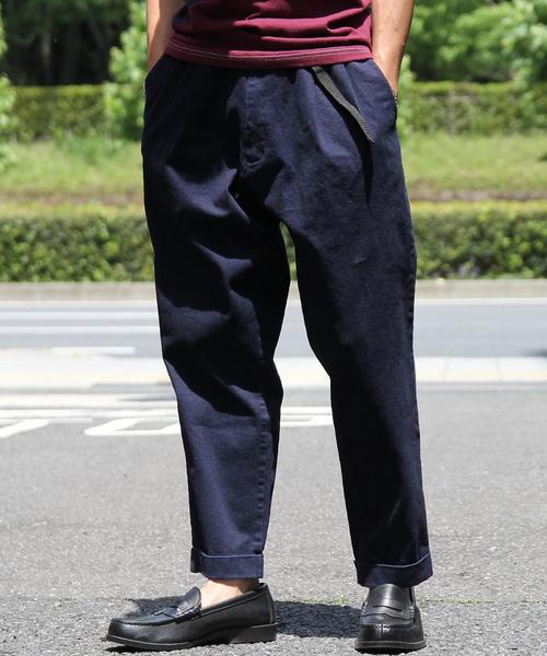 coen（コーエン）の「【WEB限定】2タックバルーンデニムクライミングパンツ（デニムパンツ・メンズ・ネイビー/ライトインディゴブルー・X-LARGE/SMALL/MEDIUM/LARGE）」の17枚目の写真