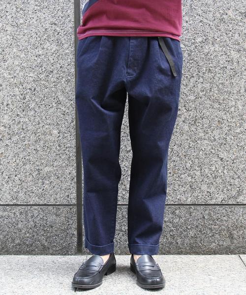 coen（コーエン）の「【WEB限定】2タックバルーンデニムクライミングパンツ（デニムパンツ・メンズ・ネイビー/ライトインディゴブルー・X-LARGE/SMALL/MEDIUM/LARGE）」の16枚目の写真