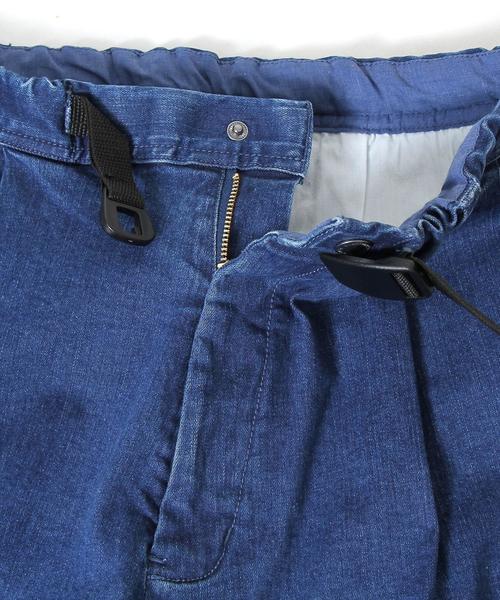 coen（コーエン）の「【WEB限定】2タックバルーンデニムクライミングパンツ（デニムパンツ・メンズ・ネイビー/ライトインディゴブルー・X-LARGE/SMALL/MEDIUM/LARGE）」の6枚目の写真