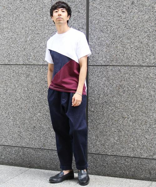 coen（コーエン）の「【WEB限定】2タックバルーンデニムクライミングパンツ（デニムパンツ・メンズ・ネイビー/ライトインディゴブルー・X-LARGE/SMALL/MEDIUM/LARGE）」の11枚目の写真