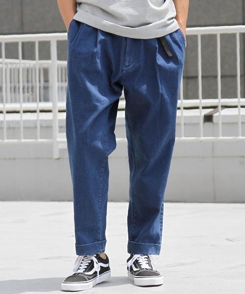 coen（コーエン）の「【WEB限定】2タックバルーンデニムクライミングパンツ（デニムパンツ・メンズ・ネイビー/ライトインディゴブルー・X-LARGE/SMALL/MEDIUM/LARGE）」の20枚目の写真