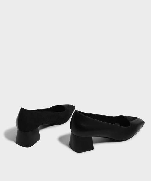 CHARLES & KEITH(チャールズ & キース)の「トラペーズヒールパンプス / TRAPEZE HEEL PUMPS(パンプス・レディース・ブラック/ブルー・22.5cm/23cm/23.5cm/24.5cm/25cm)」の5枚目の写真