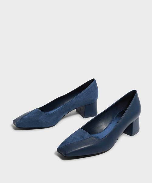 CHARLES & KEITH(チャールズ & キース)の「トラペーズヒールパンプス / TRAPEZE HEEL PUMPS(パンプス・レディース・ブラック/ブルー・22.5cm/23cm/23.5cm/24.5cm/25cm)」の10枚目の写真